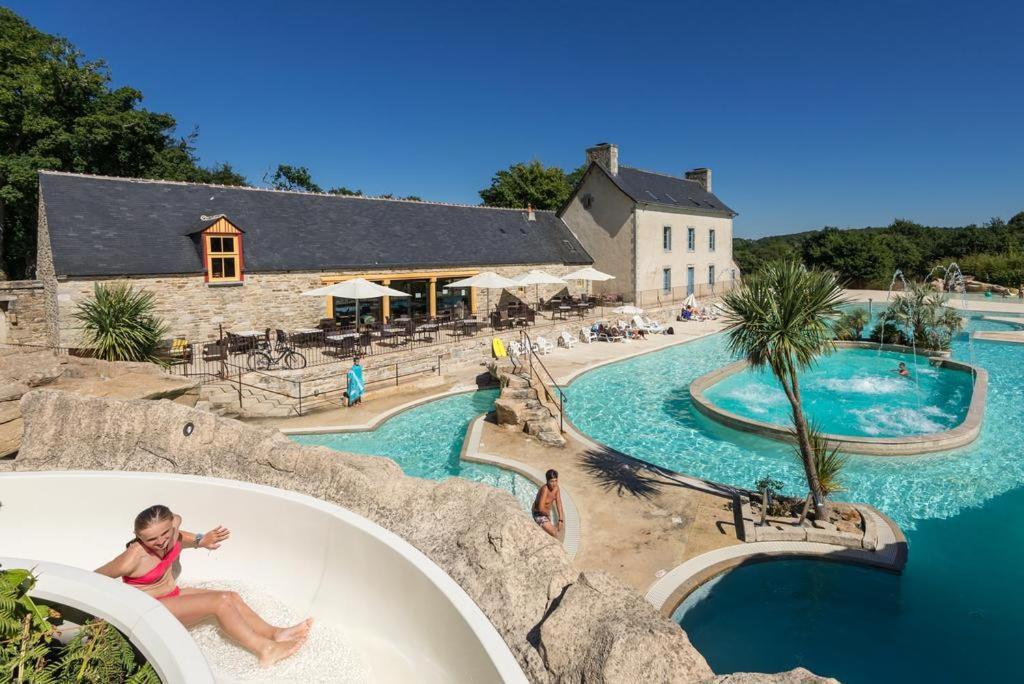 Mobilhome Tout Confort M9 Domaine De Lanniron Quimper Dış mekan fotoğraf